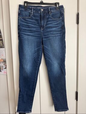 American Eagle Outfitters Medium Blue Stretch Jeggings